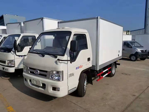 福田后双轮汽油冷藏车