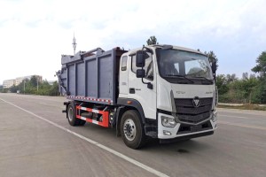 福田欧马可14方无泄漏压缩式垃圾车