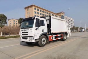 解放龙V 12方压缩式垃圾车