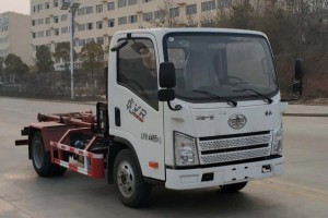 一汽解放虎V钩臂垃圾车