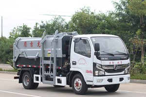 东风小多利卡挂桶垃圾车