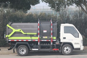 福田小卡之星挂桶垃圾车