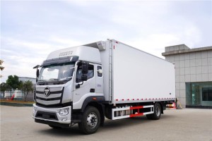 (国六)福田欧马可(欧航)高顶双卧(7.6米)冷藏车